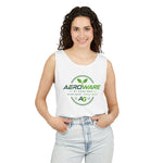 Aeroware Aero-Gro Logo Tank Top — Learn It. Build It. Grow It. White
