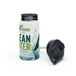 Clean Water Stainless Steel Bottle — Branded Eco-Gro Hydration Bottle
