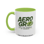 Aero-Gro Logo Accent Coffee Mug — Built for Growers (11/15oz)