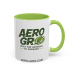 Aero-Gro Logo Accent Coffee Mug — Built for Growers (11/15oz)