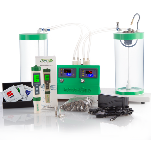 The Aeroponics Demonstrator — clear acrylic working aeroponic model