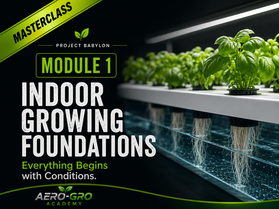 Indoor Growing Foundations — Aero-Gro Academy — Module 1