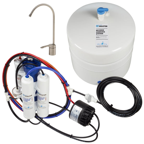 American-made Home Master HydroPerfection reverse osmosis system with Full Contact UV installed by Aero-Gro