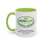 Aero-Gro Academy Logo Coffee Mug — "Great growers aren't born, they're curious."