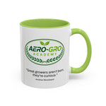 "Great growers aren't born, they're curious" Logo Mug